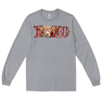 Heather Grey xoxo charolais cow Long Sleeve Tee - RanaPortraitStore