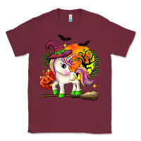 Burgundy halloween unicorn Classic Tee - Zillion Design Studio