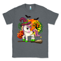 Charcoal Heather halloween unicorn Classic Tee - Zillion Design Studio