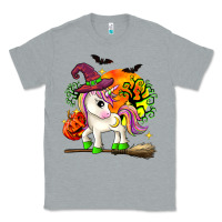 Heather Grey halloween unicorn Classic Tee - Zillion Design Studio