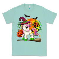 Seafoam halloween unicorn Classic Tee - Zillion Design Studio