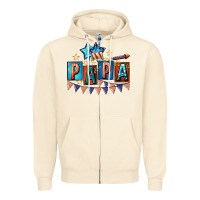 Sandshell American Papa 4th of july Zipper Hoodie - CowGirlArtShop