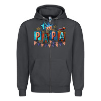 Smoke American Papa 4th of july Zipper Hoodie - CowGirlArtShop