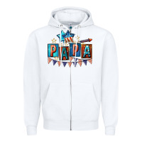 American Papa 4th Of July Zipper Hoodie | Teevron