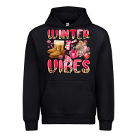 Black pink winter vibes Urban Hoodie - MaliasSmallBusiness
