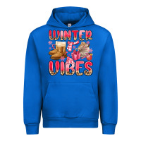 Cobalt pink winter vibes Urban Hoodie - MaliasSmallBusiness