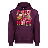 Mauve Wine pink winter vibes Urban Hoodie - MaliasSmallBusiness