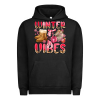 Pink Winter Vibes Urban Hoodie | Teevron