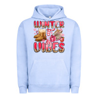 Pigment Grape Ice pink winter vibes Urban Hoodie - MaliasSmallBusiness