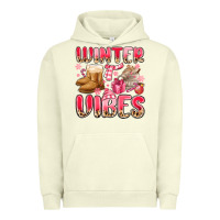 Pigment Pistachio pink winter vibes Urban Hoodie - MaliasSmallBusiness