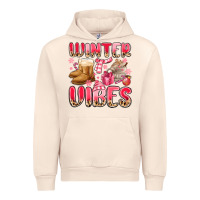 Sandshell pink winter vibes Urban Hoodie - MaliasSmallBusiness