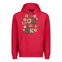 Cardinal it's ok to not be ok Premium Hoodie - MaliasSmallBusiness