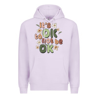 Lilac it's ok to not be ok Premium Hoodie - MaliasSmallBusiness