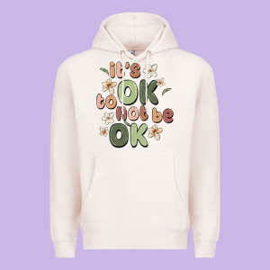 It's Ok To Not Be Ok Premium Hoodie Designed By Maliassmallbusiness