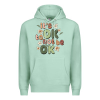 Seafoam it's ok to not be ok Premium Hoodie - MaliasSmallBusiness