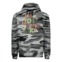 Slate Camo it's ok to not be ok Premium Hoodie - MaliasSmallBusiness