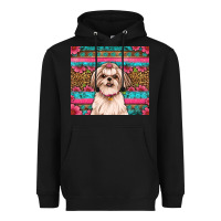Black shih tzu floral tumbler Heavyweight Hoodie - JahusDesignShop