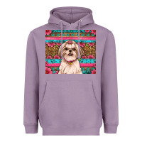 Lavender shih tzu floral tumbler Heavyweight Hoodie - JahusDesignShop