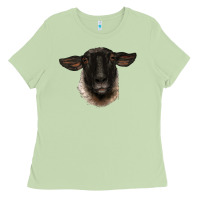 Matcha suffolk ewe head Ladies Tee - BarkalooDesign