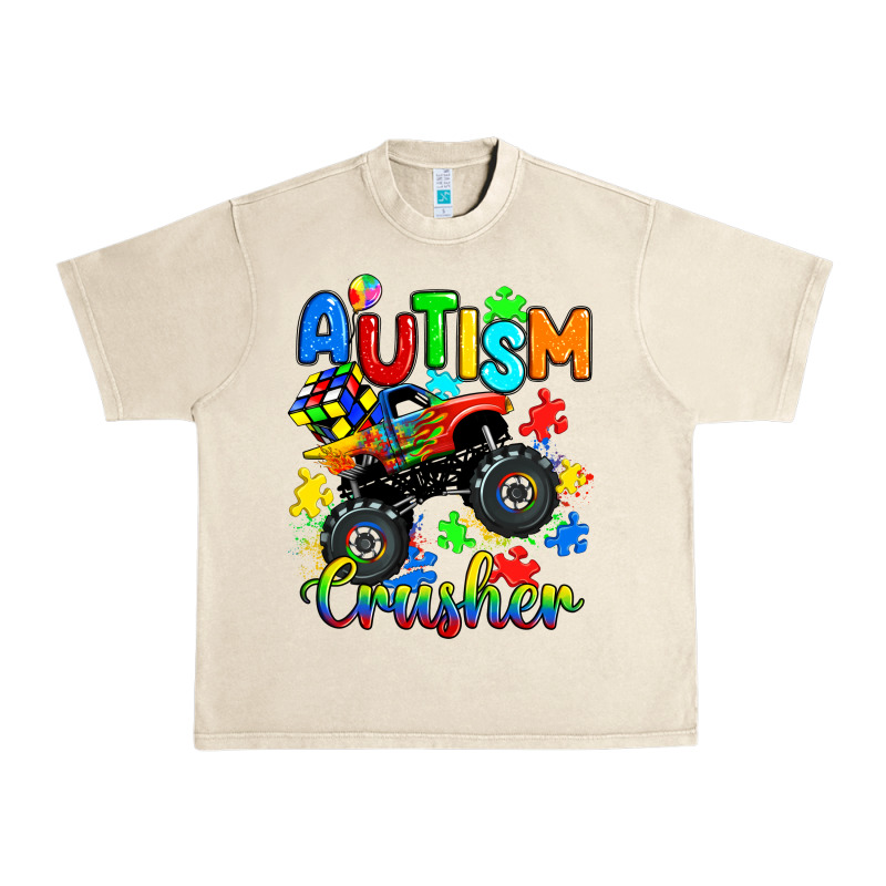Autism Crusher Urban Heavy Tee by RanaPortraitStore | Teevron