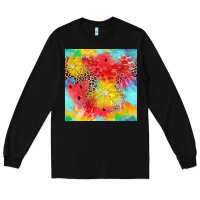 Black fruits leopard seamless pattern Long Sleeve Tee - Zillion Design Studio