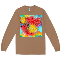 Toasted Coconut fruits leopard seamless pattern Long Sleeve Tee - Zillion Design Studio