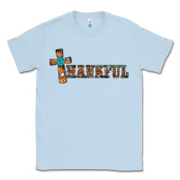 Dusty Blue thankful pumpkin cross Classic Tee - RanaPortraitStore