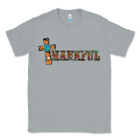 Heather Grey thankful pumpkin cross Classic Tee - RanaPortraitStore