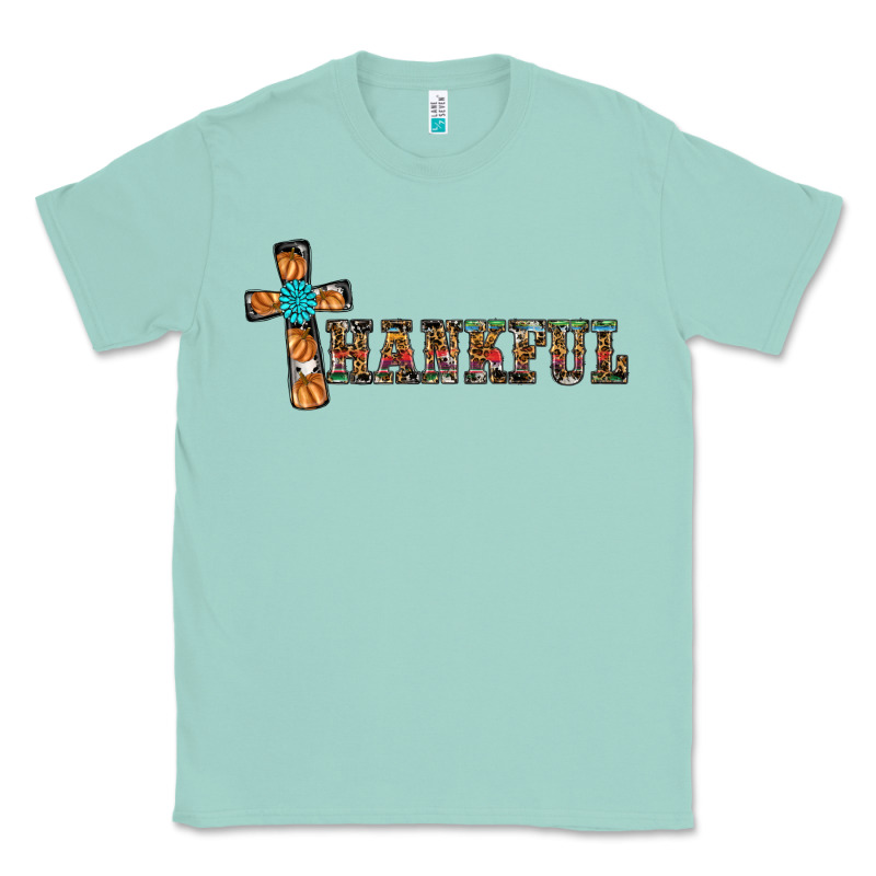 Thankful Pumpkin Cross Classic Tee by RanaPortraitStore | Teevron
