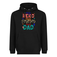 Black my hero my friend my dad Heavyweight Hoodie - JahusDesignShop