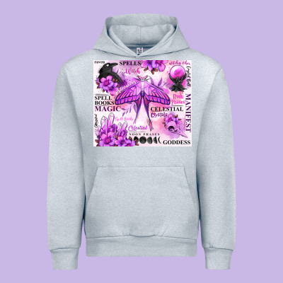 Witchy Celestial Witch Urban Hoodie Designed By Maliassmallbusiness