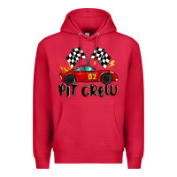 Cardinal pit crew boys birthday race car Premium Hoodie - MaliasSmallBusiness