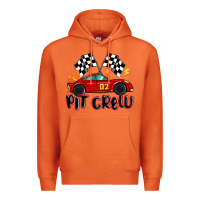 Carrot pit crew boys birthday race car Premium Hoodie - MaliasSmallBusiness