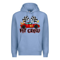 Pit Crew Boys Birthday Race Car Premium Hoodie | Teevron
