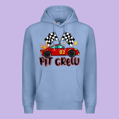 Pit Crew Boys Birthday Race Car Premium Hoodie Designed By Maliassmallbusiness