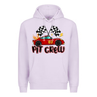 Lilac pit crew boys birthday race car Premium Hoodie - MaliasSmallBusiness