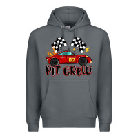 Rock pit crew boys birthday race car Premium Hoodie - MaliasSmallBusiness