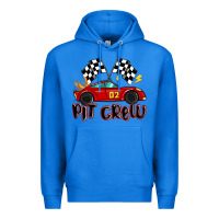 True Royal pit crew boys birthday race car Premium Hoodie - MaliasSmallBusiness
