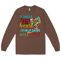 Chestnut big heart to help shape little minds tbw Long Sleeve Tee - texasbilliewilder