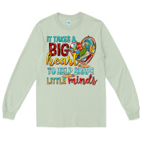 Matcha big heart to help shape little minds tbw Long Sleeve Tee - texasbilliewilder