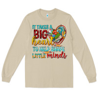 Mushroom big heart to help shape little minds tbw Long Sleeve Tee - texasbilliewilder