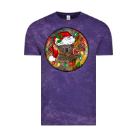 Cloud Purple Christmas koala Vintage Tee - BarkalooDesign