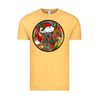Vintage Mustard Christmas koala Vintage Tee - BarkalooDesign