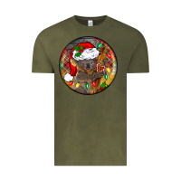 Vintage Olive Christmas koala Vintage Tee - BarkalooDesign