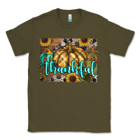 Army Green thankful pumpkin Classic Tee - RanaPortraitStore