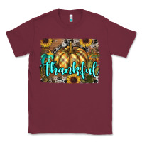 Burgundy thankful pumpkin Classic Tee - RanaPortraitStore