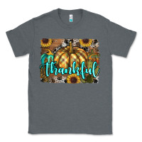 Charcoal Heather thankful pumpkin Classic Tee - RanaPortraitStore