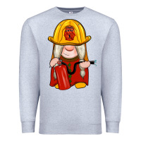 Heather Grey firefighter gnomes Premium Sweatshirt - Artiststas