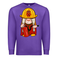 Purple firefighter gnomes Premium Sweatshirt - Artiststas