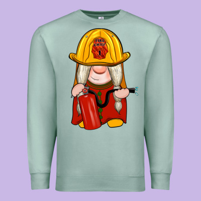 Firefighter Gnomes Premium Sweatshirt Designed By Artiststas